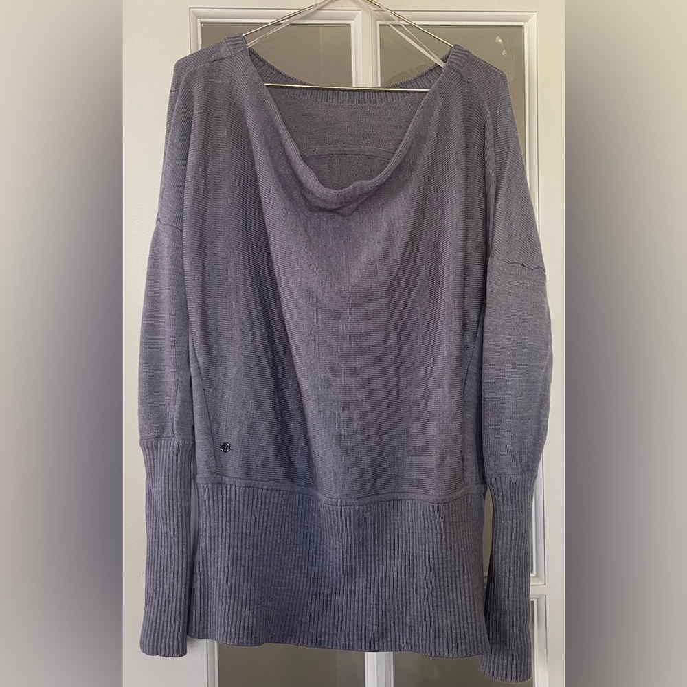 Lululemon | Sattva Sweater in Heather Gray